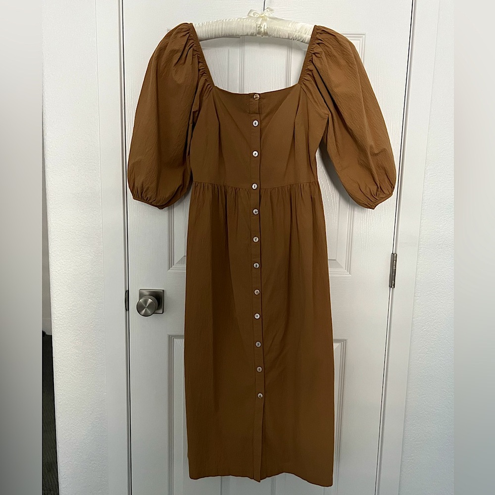 Topshop Square Neck Dress